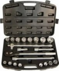 Gola sada hlavic 3/4" 21 dílů 19-50 mm;  PROTECO