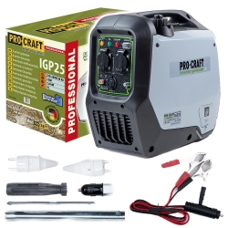 Elektrocentrála invertorová 2 kW; IGP25;  PROCRAFT