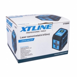 Laser samonivelační křížový, zelený paprsek   XTLINE