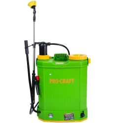 Postřikovač zádový  ES-16/2 AKU+ruční;  16L    Procraft 