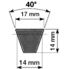 Řemen klínový  A 13x3600Li/3630Lw 