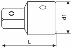 3/4" Adaptér, redukce 3/4" x 1/2"     TONA  