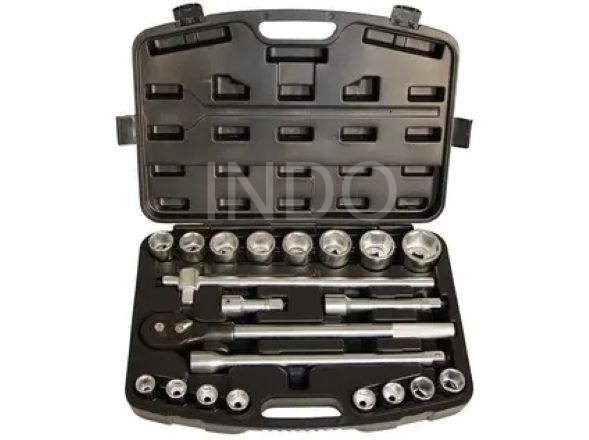 Gola sada hlavic 3/4" 21 dílů 19-50 mm; CRv,  PROTECO 