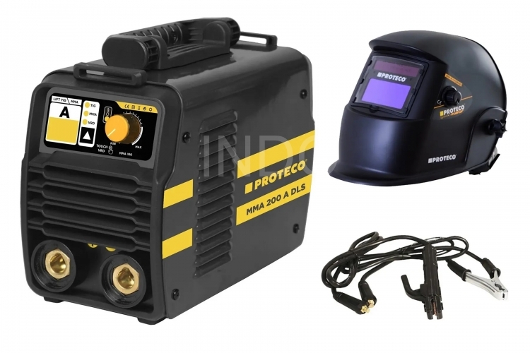 Proteco 51.11-MMA-200DLS, + kukla P550E, Invertor svařovací 160A + kukla P550S - kopie