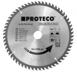 Kotouč pilový s  SK plátky 185 x 2.2 x 30/20 40zubů  PROTECO